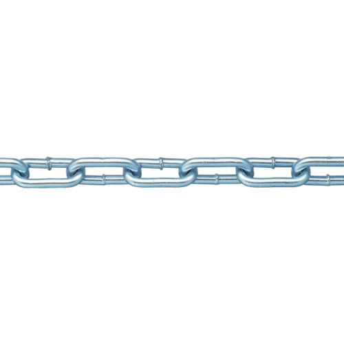 ニッサチェイン　鉄ユニクロ溶接リンクチェイン　５．５ｍｍ×３０ｍ　IW2055　1 本