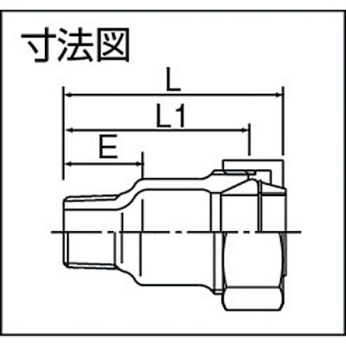 リケン　配管継手　ＬＡカップリング　ＨＩ−ＬＡ型　オスアダプター　呼び径（Ａ）１５　G-HI-LA-AP-15A　1 個