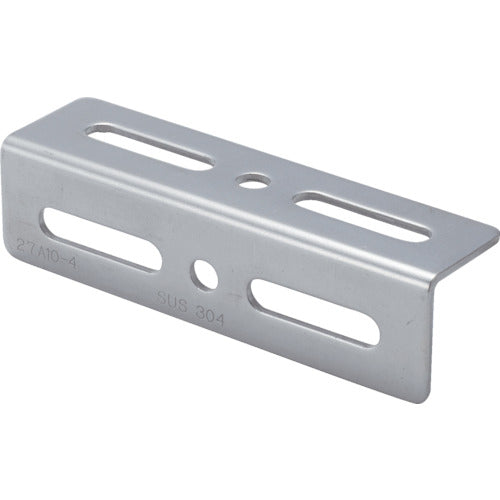 TRUSCO Joint Fitting 27 Type L Stainless Steel Dimensions 100X27 Number of Holes 6 TK27-L4S 1 pc