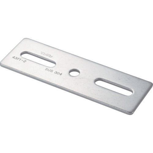 TRUSCO Joint Fitting Type 43 Flat Stainless Steel Dimensions 130 Number of Holes 3 TK43-F2S 1 pc