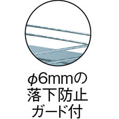 ＴＲＵＳＣＯ　【売切廃番】耐薬品ワゴンＳＵＳ３０４９００×４５０×９００　TYW-4590　1 台