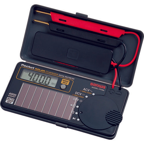 SANWA Solar-Charging Pocket-Type Digital Multimeter PS8A 1 unit