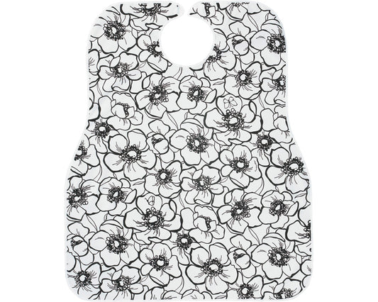 식용 방수 앞치마 / 400 꽃무늬 블랙 1장