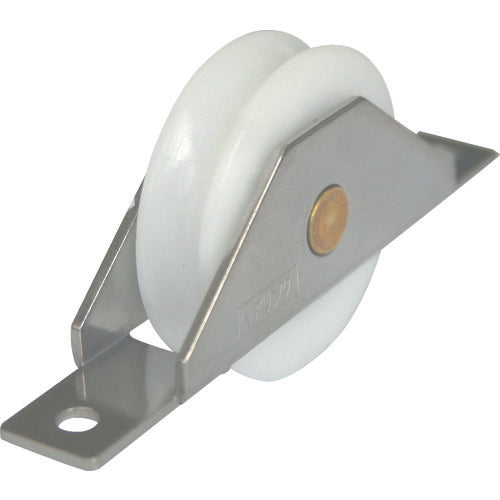 TRUSCO Bearing Door Roller (for Wooden Doors) Round (Flat Frame) Φ30 (2 Pieces) THS-25-30M 1 Bag