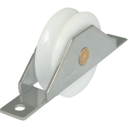 TRUSCO Bearing Door Roller (for Wooden Doors) Round (Flat Frame) Φ35 (2 Pieces) THS-25-35M 1 Bag