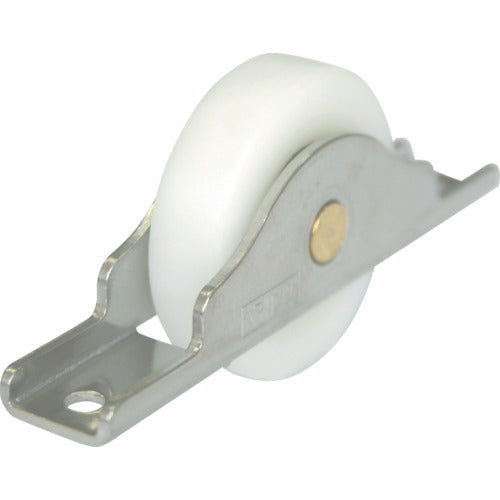 TRUSCO Bearing Door Roller (for Wooden Doors) Flat Type (C-Shaped Frame) Φ35 (2 Pieces) THS-10-35F 1 Bag