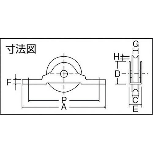 TRUSCO 베어링 도어(목제 건구용) 원형(코형틀) Φ35 (2개입) THS-10-35M