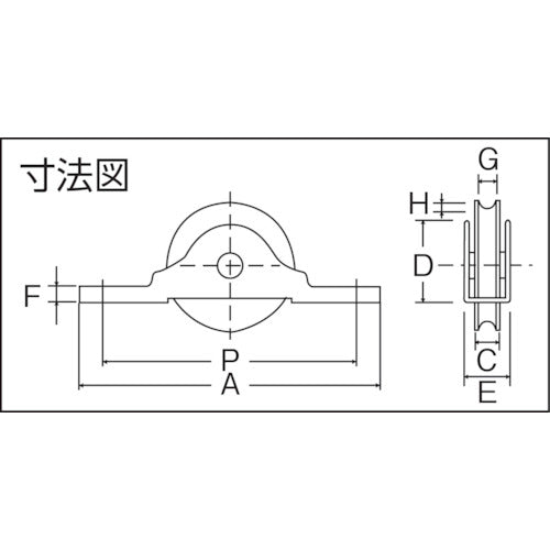TRUSCO 베어링 도어(목제 건구용) 원형(코형틀) Φ35 (2개입) THS-10-35M