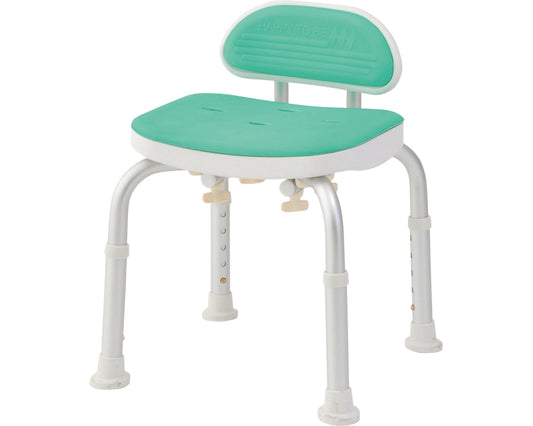 Compact Bath Chair with Mini Backrest / BC-01L-GR Green 1 unit