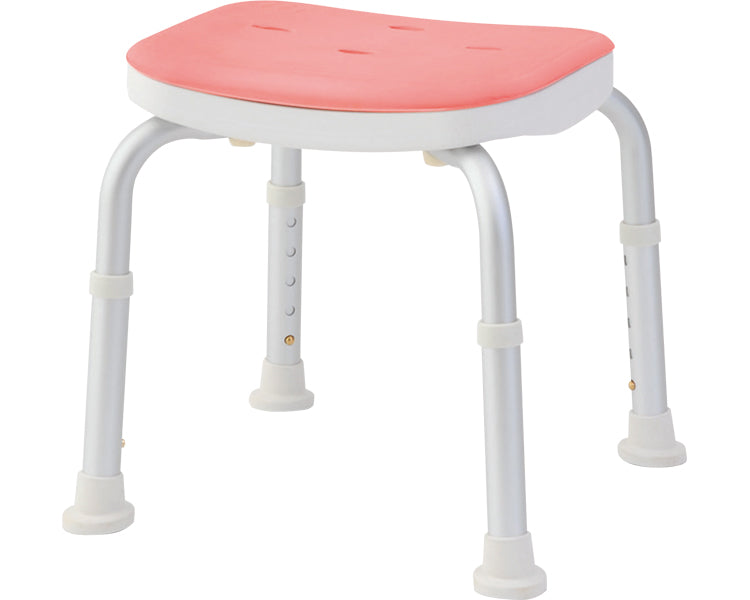 コンパクトバスチェア　背なし / BC-01N-PI　ピンク　1 台