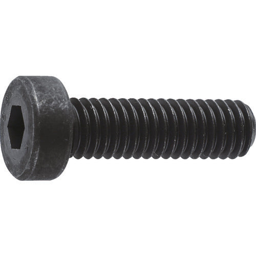 ＴＲＵＳＣＯ　低頭六角穴付ボルト　黒染め　全ネジ　Ｍ３×６　２５本入　／キャップボルト（ＣＡＰ）　B081-0306　1 PK