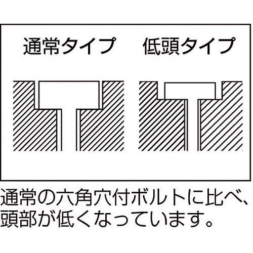 ＴＲＵＳＣＯ　低頭六角穴付ボルト　ステンレス　半ネジ　Ｍ３×２０　１１本入　／キャップボルト（ＣＡＰ）　B089-0320　1 PK