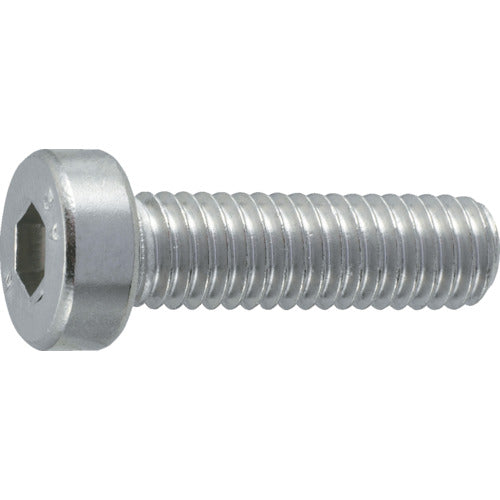 TRUSCO Low Head Hexagonal Socket Bolt Stainless Steel Full Thread M4 x 8 13 Pieces / Cap Bolt (CAP) B089-0408 1 PK