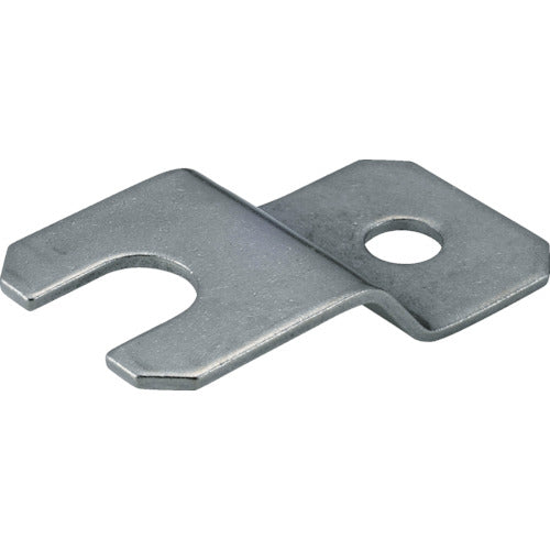 TRUSCO Adjuster Bolt Foot Stop Plate M12 Stainless Steel PL12SUS 1 pc