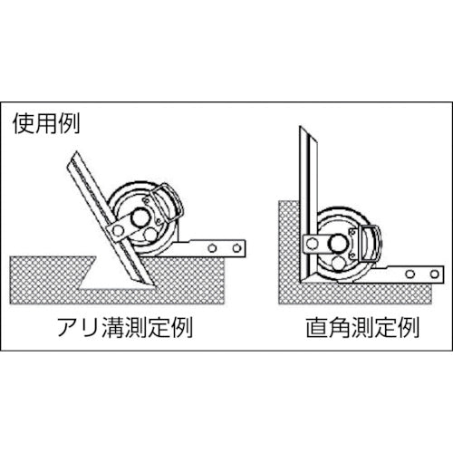 ＴＲＵＳＣＯ　ユニバーサルベベルプロトラクター　TP-495D　1 個