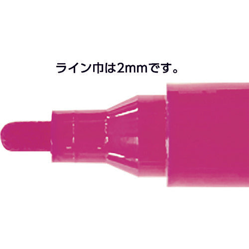 신와 공사용 페인트 마커 중자 원심 형광 핑크 6개입 79116 1 PK