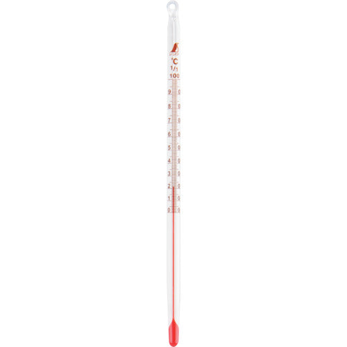 신와 봉상 온도계 H-4C 0~100℃ 15cm 케이스 부착 73212 1개