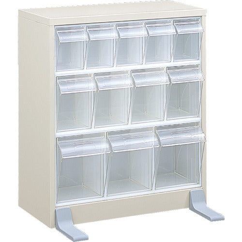 TRUSCCO 소형 부품 케이스 콤비 케이스 484×230×H564 포켓×12 TPKL-345 1대