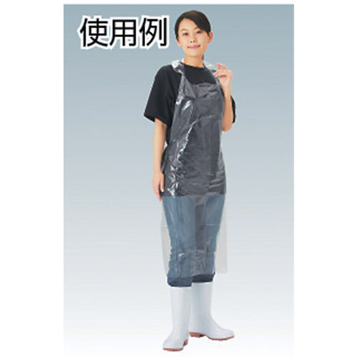 TRUSCO 폴리에틸렌 펀칭 앞치마(10장입) TPE-MK 1봉