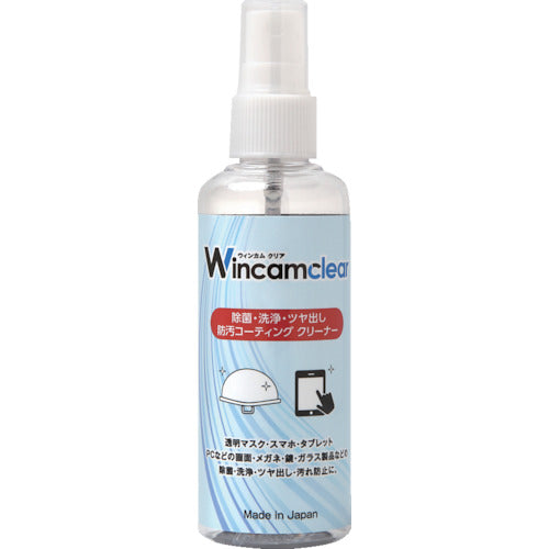 Wincam disinfectant, cleaning, polishing, and stain-resistant coating cleaner Wincam Clear 100ml bottle WCR-100S 1 bottle