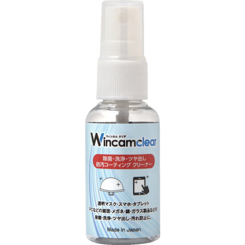 Ｗｉｎｃａｍ　除菌・洗浄・ツヤ出し・防汚コーティングクリーナー　ウィンカムクリア３０ｍｌボトル　WCR-30S　1 本
