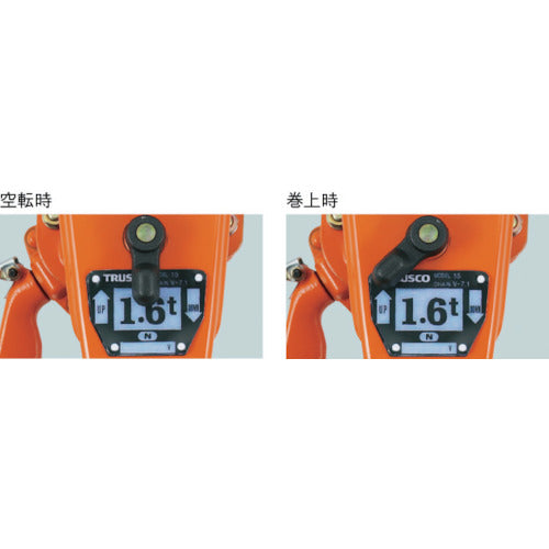 TRUSCO 레버 호이스트 1.6ton TLH-160 1대