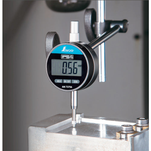 シンワ　デジタルインジケーター　０．０１ｍｍ／１２．７ｍｍ　防塵防水　73756　1 台