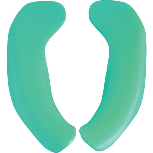 オカ　拭けるらくらく便座クッション　グリーン　29452　1 組