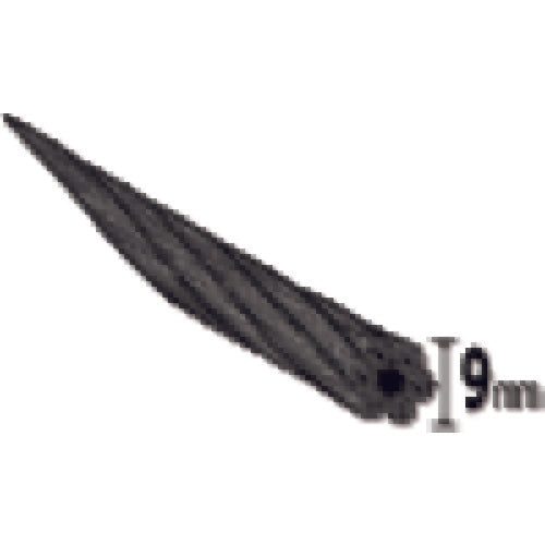 TRUSCO W 슬링 E 타입 양단 심블들이 9mmX1m GRE-9S1 1개