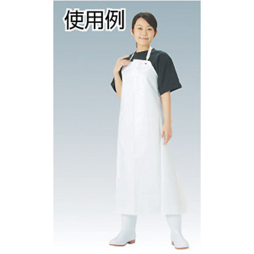 ＴＲＵＳＣＯ　ポリウレタン前掛エプロン胸当　TPU-MK　1 枚