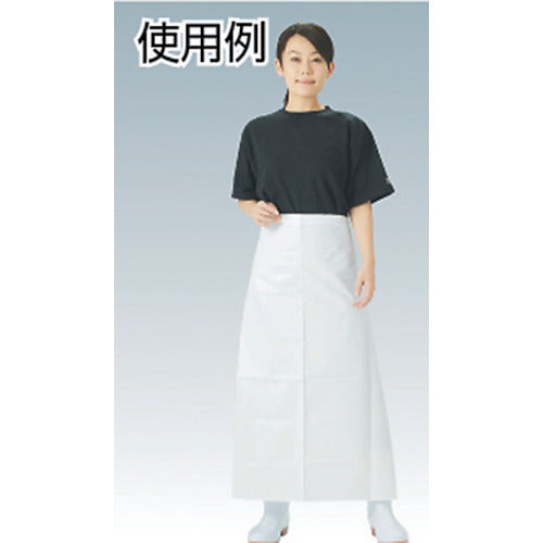 ＴＲＵＳＣＯ　ポリウレタン前掛エプロン腰下　TPU-WK　1 枚