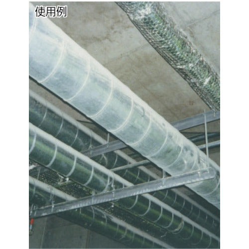 ＴＲＵＳＣＯ　配管支持用マルチブラケット　スチール　２１０Ｘ１５０　TKLM-WB210-U　1 個