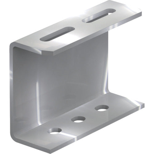 TRUSCO 배관지지용 채널 브래킷 100형 스테인리스 L140 TKC1-WB014-S 1개