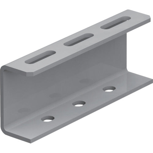 TRUSCO 배관지지용 채널 브라켓 75형 스틸 L200 TKC7-WB020-U 1개