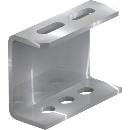 TRUSCO 배관지지용 채널 브라켓 75형 스테인리스 L100 TKC7-WB010-S 1개