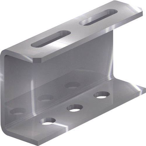 TRUSCO 배관지지용 채널 브라켓 75형 스테인리스 L140 TKC7-WB014-S 1개