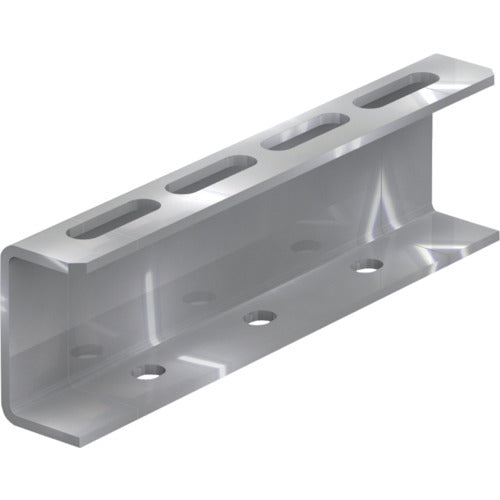 TRUSCO 배관지지용 채널 브라켓 75형 스테인리스 L270 TKC7-WB027-S 1개