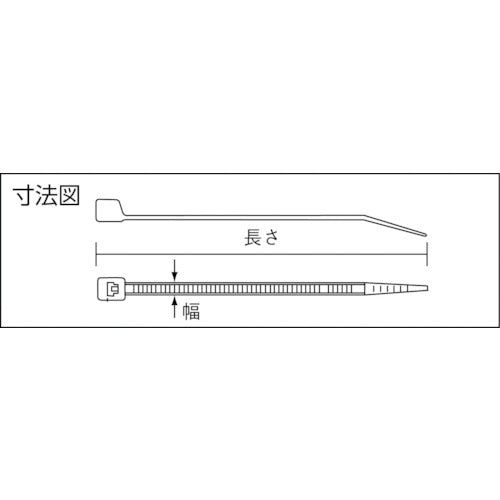 ＰＡＮＤＵＩＴ　スーパーグリップナイロン結束バンド　ナチュラル　（１００本入）　PLT100　1 袋