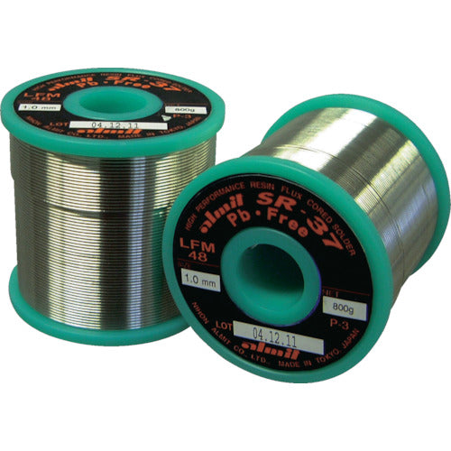 Alumite Lead-free flux cored solder SR-37 LFM48 1.0mm SR37LFM48-3.5-1.0MM 1 roll