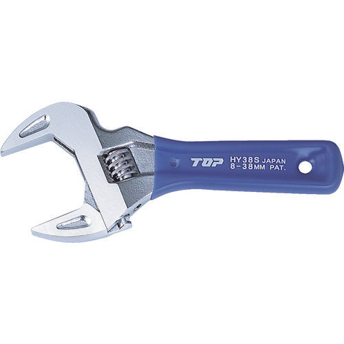 ＴＯＰ　薄型軽量ワイドモンキレンチ　ショートエコワイド　口開寸法７〜２６　HY-26S　1 丁