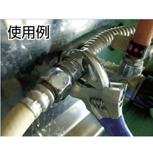 ＴＯＰ　薄型軽量ワイドモンキレンチ　ショートエコワイド　口開寸法８〜３８　HY-38S　1 丁