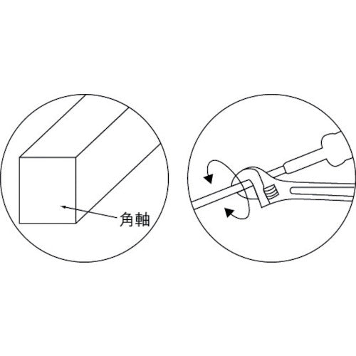 BROWN 마이티 그립 각축 드라이버 2개 세트 D-3030W 1 S