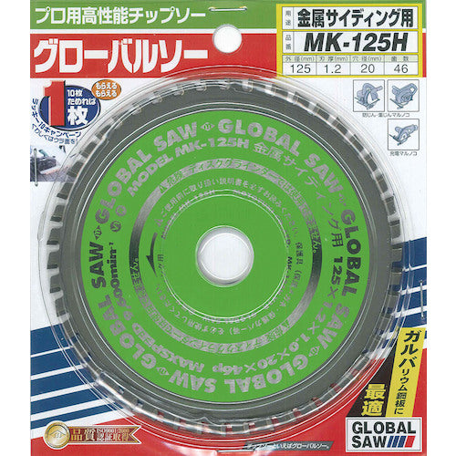 モトユキ　金属サイディング専用　ＭＫ−１２５ＨＸ４６　MK-125H　1 枚