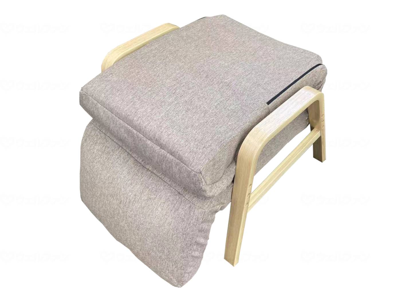 明光ホームテック脚までくつろぐ高座椅子　ADHF-ﾏﾙｸ ﾌﾞﾙｰ