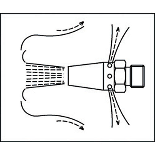 TRUSCO Air Duster Air Curtain Nozzle TD-CYAN 1 Piece