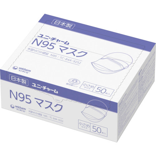 유니 매력 N95 마스크 작은 크기 50 매 52480 1 상자