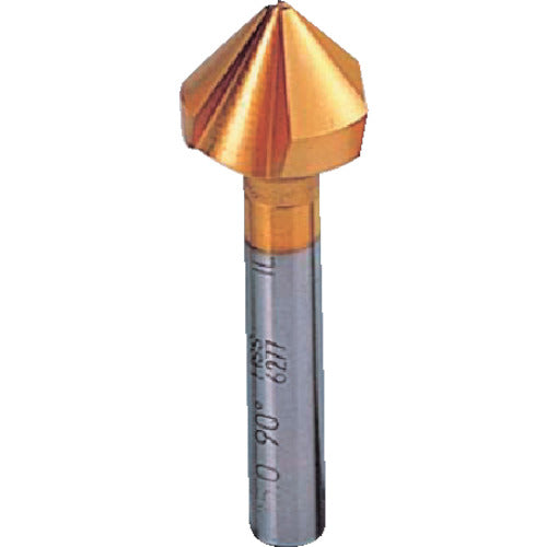 ILIX 카운터 싱크 팁 각도 90도 전체 길이 90mm 티타늄 코팅 6277TG-37.0 1 개