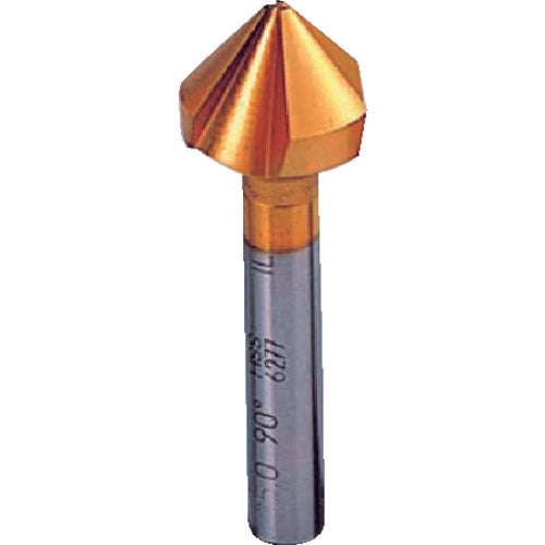 ILIX 카운터 싱크 팁 각도 90도 전체 길이 45mm 티타늄 코팅 6277TG-6.3 1 개