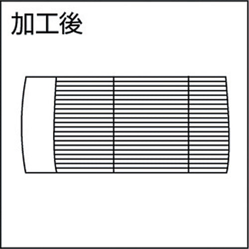 スーパー　切削ローレット駒（平目用）ピッチ：１．０　外径Ａ：２１．５　KNCF2110R　1 個