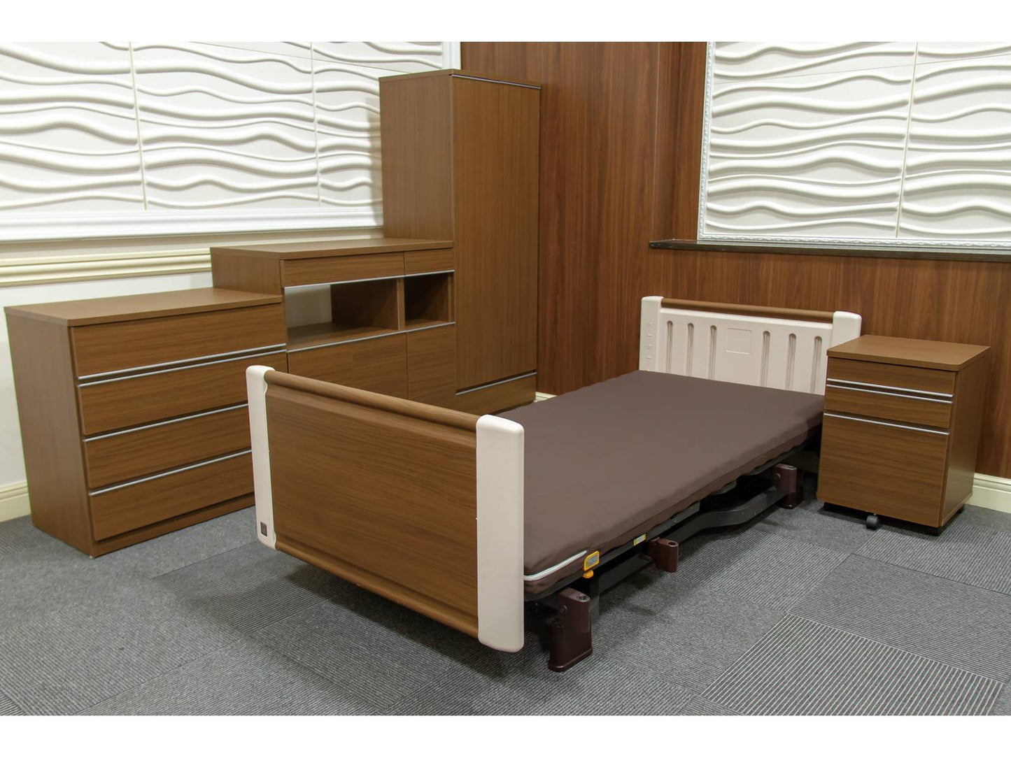 ﾈｸｽﾀｽリハ家具　キャビネット ﾅﾁｭﾗﾙ